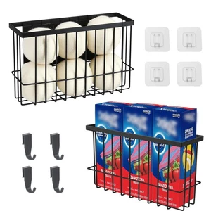 Magnetkorb für Kühlschrank, Magnetkorb, Folie und Klarsichtfolie Organizer... - Bild 1 von 8