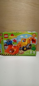 LEGO DUPLO Backhoe Loader 10811 Partial Set 17 Pieces Box Ages 2-5