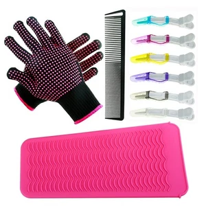 Heat Resistant Gloves for Hair Styling Curling Iron Glove Heat Resistant Glov... - Picture 1 of 8