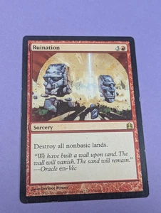 MTG Magic: Commander 2011: Ruination #134/318 Rare - LP - Picture 1 of 2