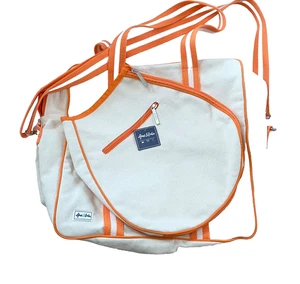 Ame & Lulu Hamptons Tennis Tour Bag - abnehmbare verstellbare Träger NEU Clementine - Bild 1 von 6