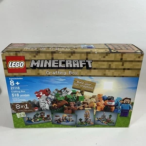 Minecraft Crafting 21116 LEGO Box 8 in 1 (518 Teile) 2014 Neu Versiegelt - Bild 1 von 13