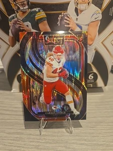 2024 Panini Select - Premier Level Carson Steele #142 Black & Red Shock Prizm... - Picture 1 of 3
