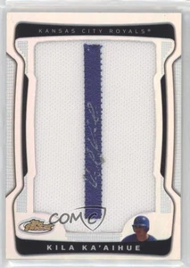 2009 Topps Finest Letter Refractor /75 Kila Ka'aihue (Letter I) #159 Patch Auto - Picture 1 of 3