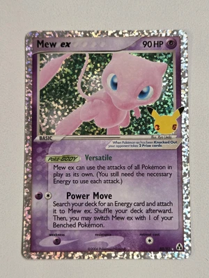 Mew EX Celebrations 经典系列 88/92 MINTY Holo 罕见口袋妖怪卡 25 号 — 第 1/4 张图片