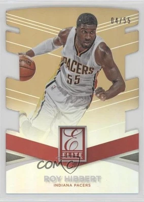 2014-15 Panini Donruss Elite Set Jersey Number Die-Cut /55 Roy Hibbert #10 - Image 1 of 2