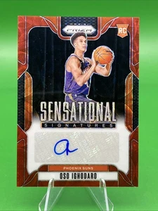 OSO IGHODARO 2024-25 PRIZM ROOKIE SENSATIONAL RED CHOICE SUNS RC AUTO - Bild 1 von 2