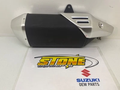 17-22 SUZUKI GSXR1000R GSXR 1000 R OEM EXHAUST MUFFLER SILENCER W/ HEAT SHIELD - Image 1 of 4