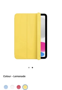 GENUINE SMART FOLIO IPAD 10TH GENERATION 10.9” COVER CASE LEMONADE NEW - Picture 1 of 11