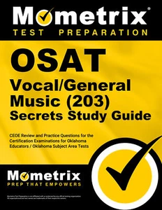 OSAT Vocal/General Music (203) Secrets Study Guide - Picture 1 of 1