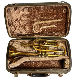 Corneta Cleveland Superior 1969 de colección hecha por King Craftsman con estuche SN 225242 LEER - Imagen 1 de 23
