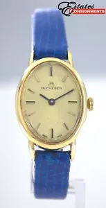 Reloj vintage Bucherer oro amarillo 18k para dama - Imagen 1 de 15