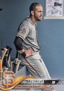 2018 Topps Update EVAN LONGORIA Short Print SP Card #US118 Giants - Picture 1 of 1