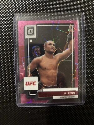 2023 UFC Donruss Optic Pink Velocity BJ Penn 36/79 - Image 1 of 2
