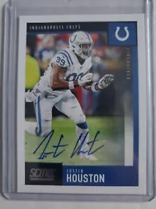Justin Houston - Auto 2020 Score #100 - Indianapolis Colts Clean Card ๐ฅ๐ฅ๐ฅ - Picture 1 of 2