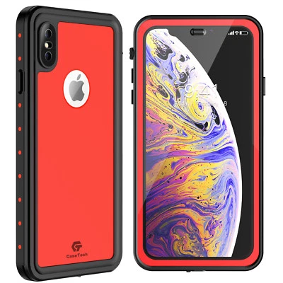 Funda impermeable a prueba de golpes a prueba de suciedad para Apple iPhone Xs Max XR Foto 1 de 4