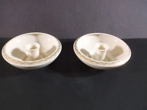 Lenox China cupped candle holders - Picture 1 of 6
