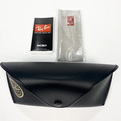Ray-Ban Wayfarfer Leather Case with Booklet and Cleaning Cloth - Image 1 of 4