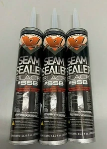 3 Pack Excel Autobody XL Seam Sealer Autobody Professional Black #SSB - Picture 1 of 2
