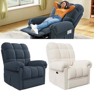 Elektrisch Relaxsessel Fernsehsessel Liegefunktion Sofa Relaxstuhl Ergonomisch - Bild 1 von 32