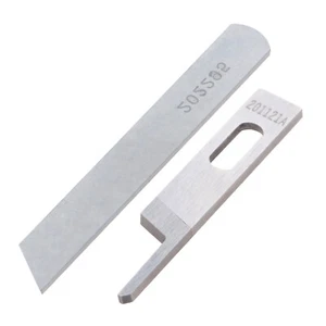 Sewing Machine 201121A Upper Knife 202295 Lower Knife For Juki Pegasus Overlock - Picture 1 of 6