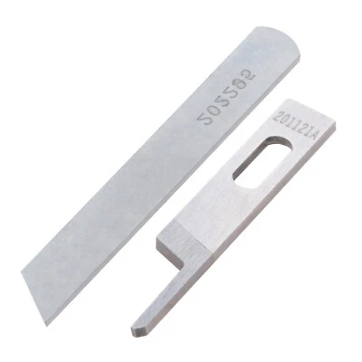 Sewing Machine 201121A Upper Knife 202295 Lower Knife For Juki Pegasus Overlock - Image 1 of 3