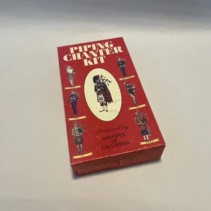VTG 1996 Bagpipes Of Caledonia Piping Chanter Kit EUC Learn To Play W/ Cassette - Picture 1 of 9