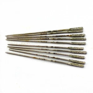 10Pcs 1.2mm Diamond Coated Lapidary Drill Hole Needle Solid Bits5# Jewelry Agate - Picture 1 of 6