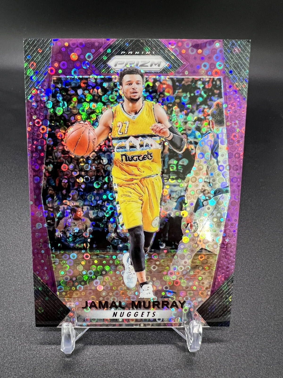 2017-18 Panini Prizm Fast Break Purple Prizms /75 Jamal Murray #167 Nuggets