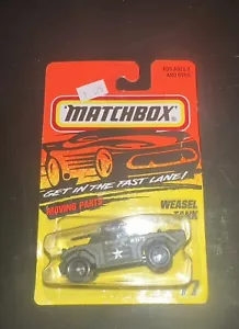 MATCHBOX GET IN THE FAST LANE MOVING PART WEASEL TANK #77 - Picture 1 of 1