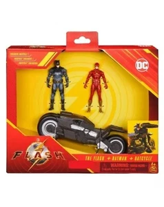 Spin Master DC Comics The Flash Movie - The Flash and Batman With Batcycle 3 PK - Picture 1 of 4
