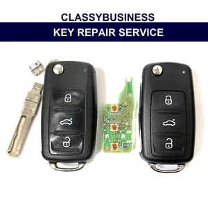 Repair Fix Service - Volkswagen VW Transporter T5 T6 remote 2 & 3 button key fob - Picture 1 of 1