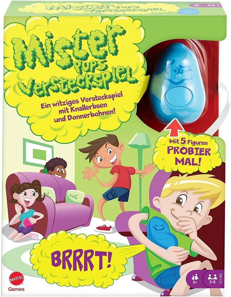 Mattel Games Mister Pups Versteckspiel Aktionsspiel NEU