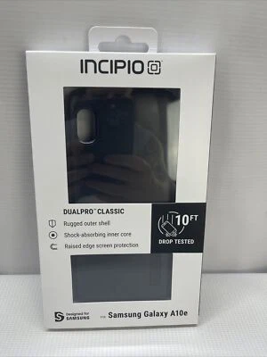INCIPIO Dualpro Classic Black Phone Case for Samsung Galaxy A10e New - Image 1 of 4