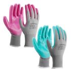  6 Pairs Garden Gloves for Women, Nitrile Coated Working Medium (Pack of 12)