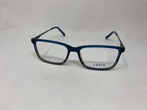 IZOD IZ 2108 BLUE GREY FADE 55/16/150 FLEX HINGE EYEGLASSES FRAME MC32 - Picture 1 of 8