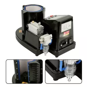 Pneumatische Autotasse Becher Transfer Wärmeübertragung Sublimation Wärmepresse schwarz ST110 - Bild 1 von 10