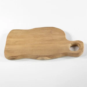 Carved Teak Wood Chopping Board 38cm Worktop Saver Butchers Block Food Platter - Picture 1 of 6