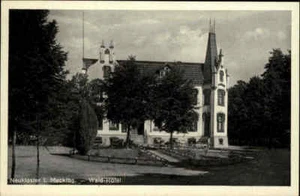 Wald Hotel NEUKLOSTER Mecklenburg ~1933/40 alte AK gelaufen und frankiert AK - Picture 1 of 2