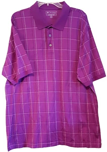 JOS. A. BANK RN 31608 – LEADBETTER GOLF - Men’s Purple Polo/Golf Shirt Size: XXL - Imagen 1 de 5