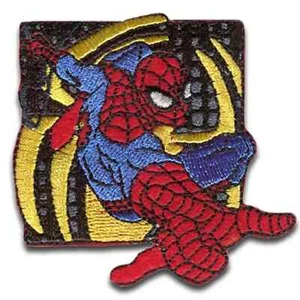 Disney Marvel Ultimate Spider-Man Iron-On Patch:Square Yellow Comic Net New Ship - Picture 1 of 11