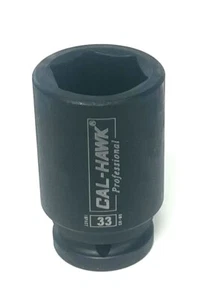 33MM x 3/4" Dr Deep Impact Socket 6-Point, Made of CR-MO and Taiwan, BSSM4633 - Picture 1 of 2