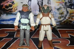 ORIGINAL VINTAGE NIKTO UND KLAATU SKIFF 3.75 STAR WARS FIGUR - REF D7129 - Bild 1 von 2