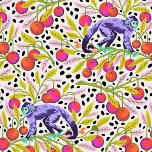 OOP Monkey Wrench in Mango by tula pink, cotton fabric - Bild 1 von 2
