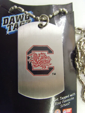 South Carolina Gamecocks dawg tagz necklace football NCAA collegiate sport 49407 Cover