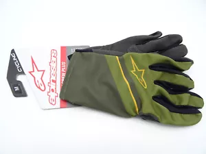 Alpinestars Aspen Plus MTB Bike Cycling Gloves Med Military Green MS-156-I11 - Picture 1 of 6