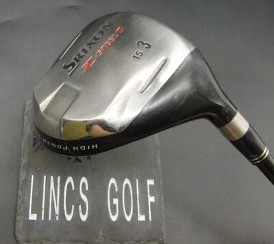 Srixon Z-Steel II 15° 3 Wood Stiff Graphite Shaft Golf Pride Grip - Image 1 of 4