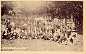 NY Old Fort New York-Old Fort Plain Band-Vintage C1907 Postcard (E15) - Picture 1 of 3