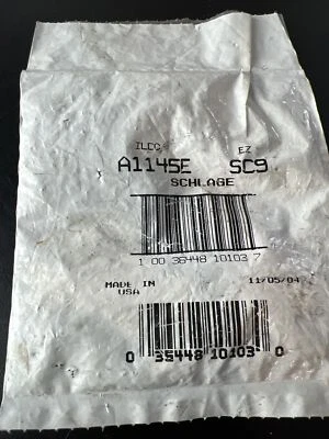 KABA ILCO A1145E-SC9 Key Blank,Brass,Type SC9,6 Pin,PK10 PK 4 - Image 1 of 4