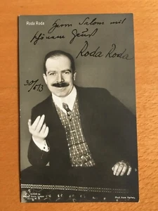Autogrammkarte von Alexander Roda Roda - Bild 1 von 1